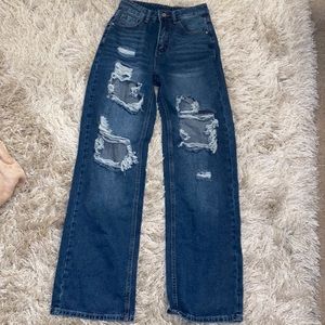 Shein blue jeans, size 2. New!!